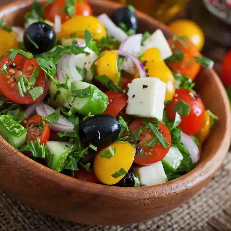 GREEK SALAD — SALADS