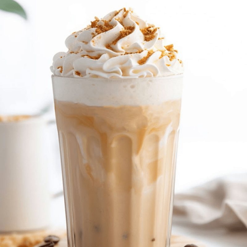 HAZELNUT LATTE — ICED LATTE